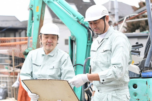 工事の経過確認